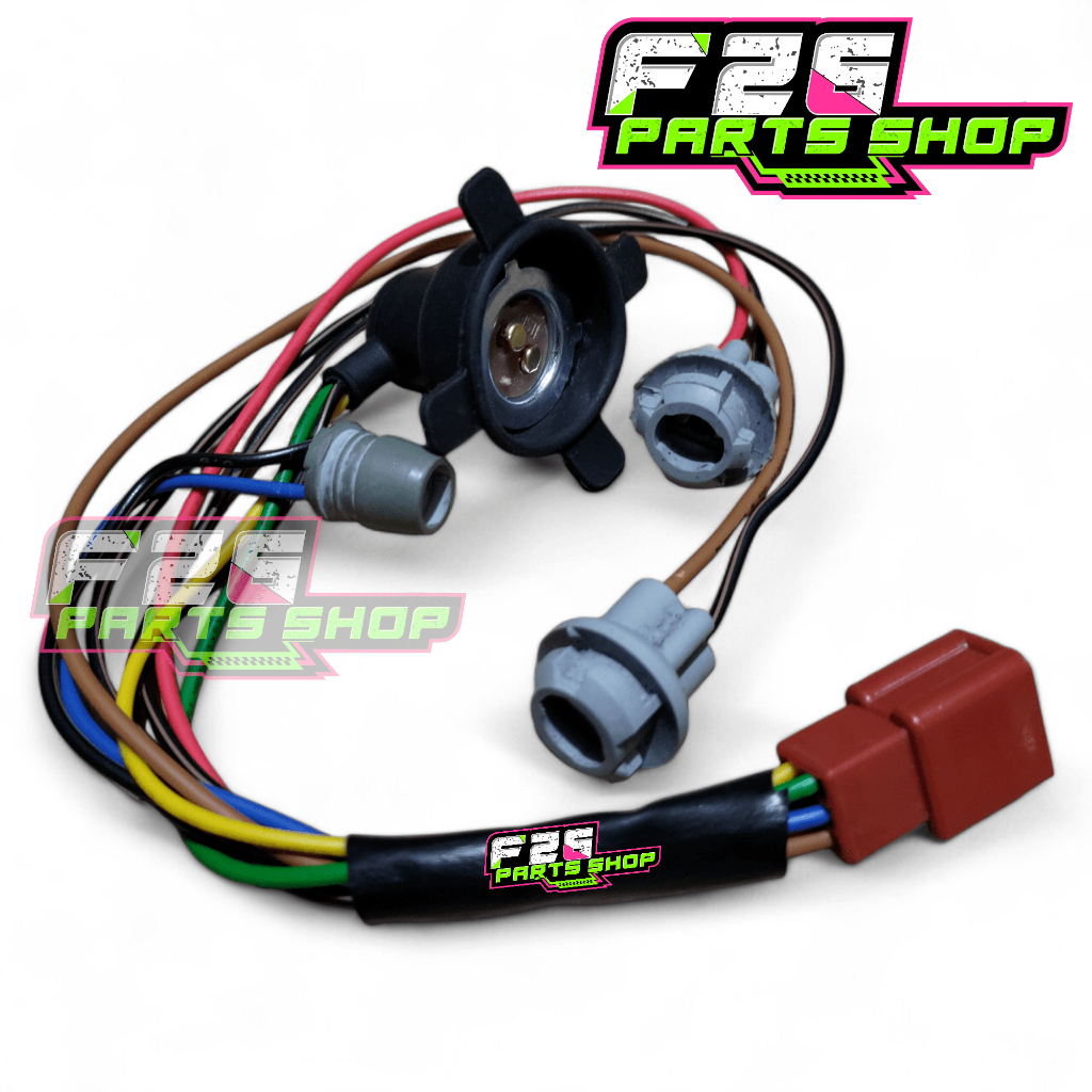 Kabel Fitting Lampu Depan Sen Set Assy Mio Soul Karbu 14D Soket Fiting Lampu Depan Sein Yamaha Mio S