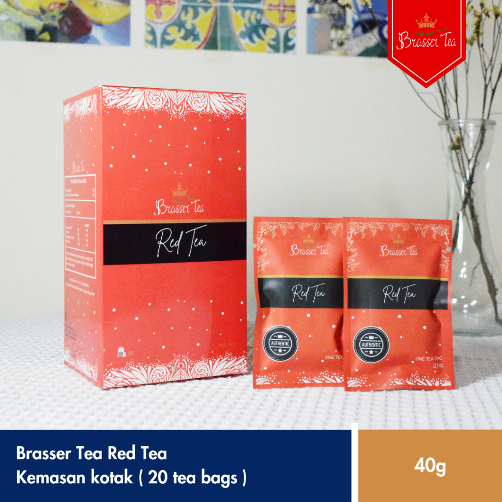 

Red Tea (Cacao Red) | Teh Merah Kemasan Kotak Isi 20 sachet