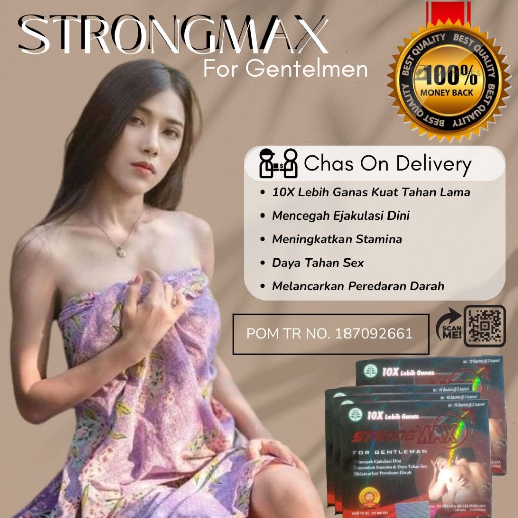 STRONGE MAX 20 KAPSUL/1BOX ORIGINAL ASLI OBAT - PEMBESAR MR.P VITA SEXPRIA PERMANEN KUAT TAHAN LAMA