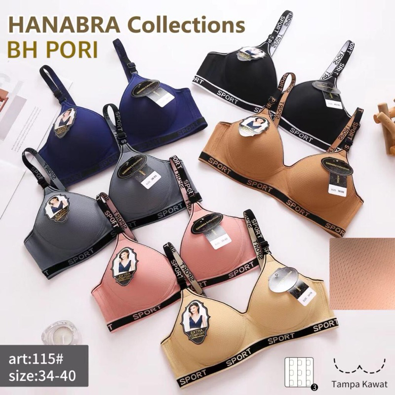 BH SPORT TELI/BRA TELI SPORT/BH WANITA REMAJA-DEWASA BUSA TANPA KAWAT IMPORT SIZE 34-40
