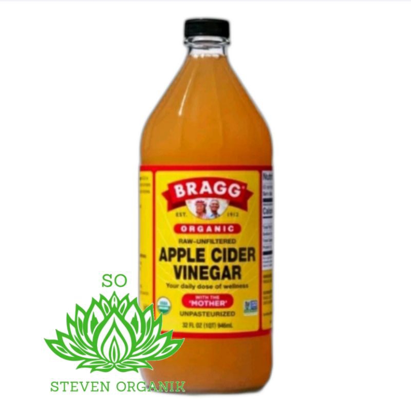 

BRAGG APPLE CIDER VINEGAR/APEL CUKA BRAGG 946 ml/ Cuka Apel Bragg