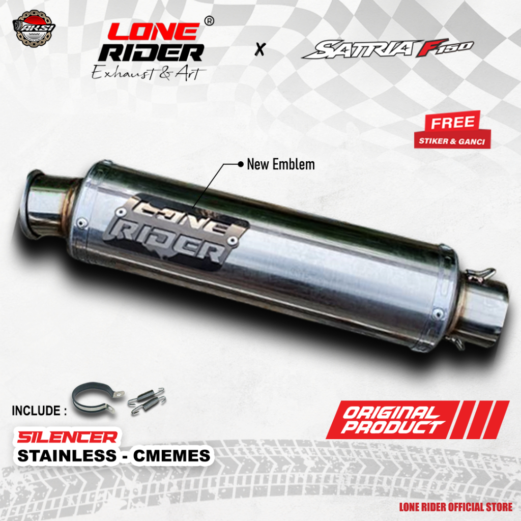 ORIGINAL LONE RIDER Silencer Cmemes - Knalpot Racing Lone Rider