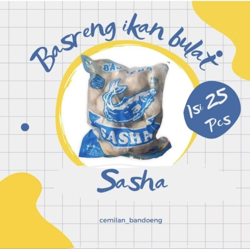 

Sasha Basreng 1 pack isi 25 butir