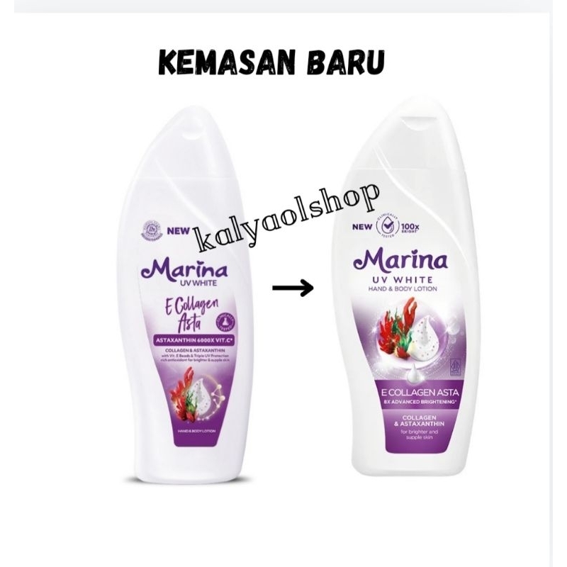 Marina Handbody UV White E Collagen Asta