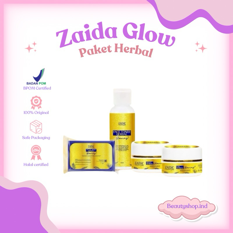 Zaida paket Herbal Glowing