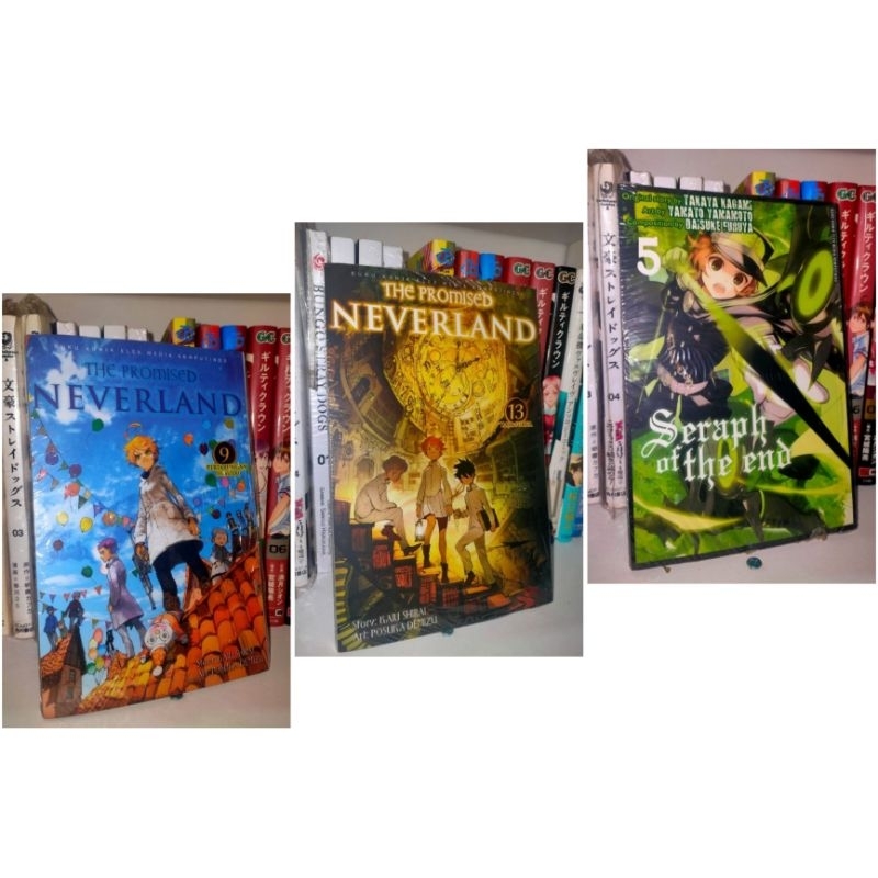 Komik Manga The Promised Neverland 9 13, Seraph of The End 5 Bahasa Indonesia Elex Media