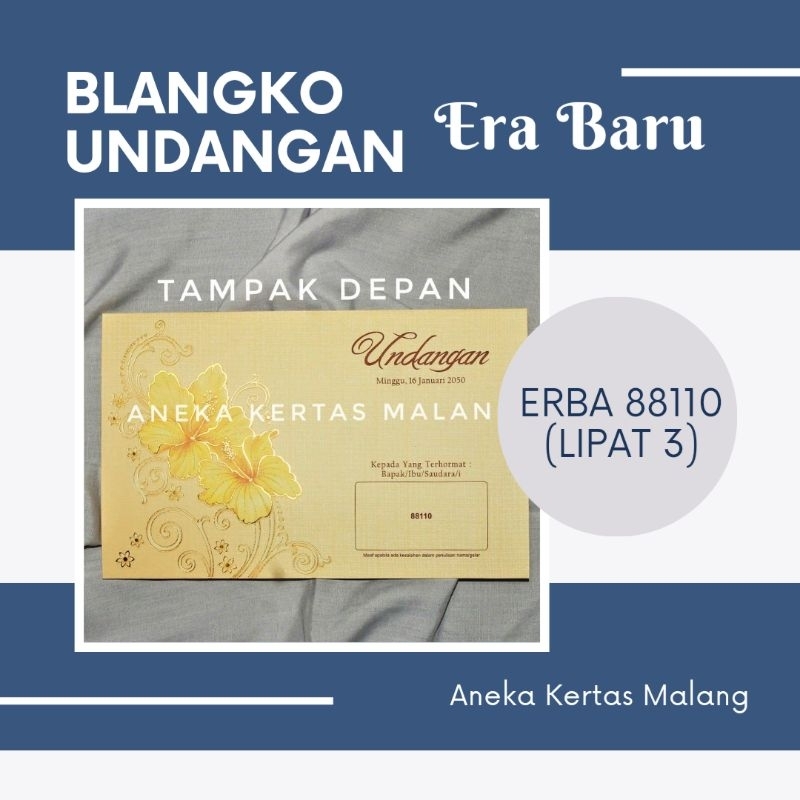 Blangko Undangan Erba 88110 (Cek Deskripsi)