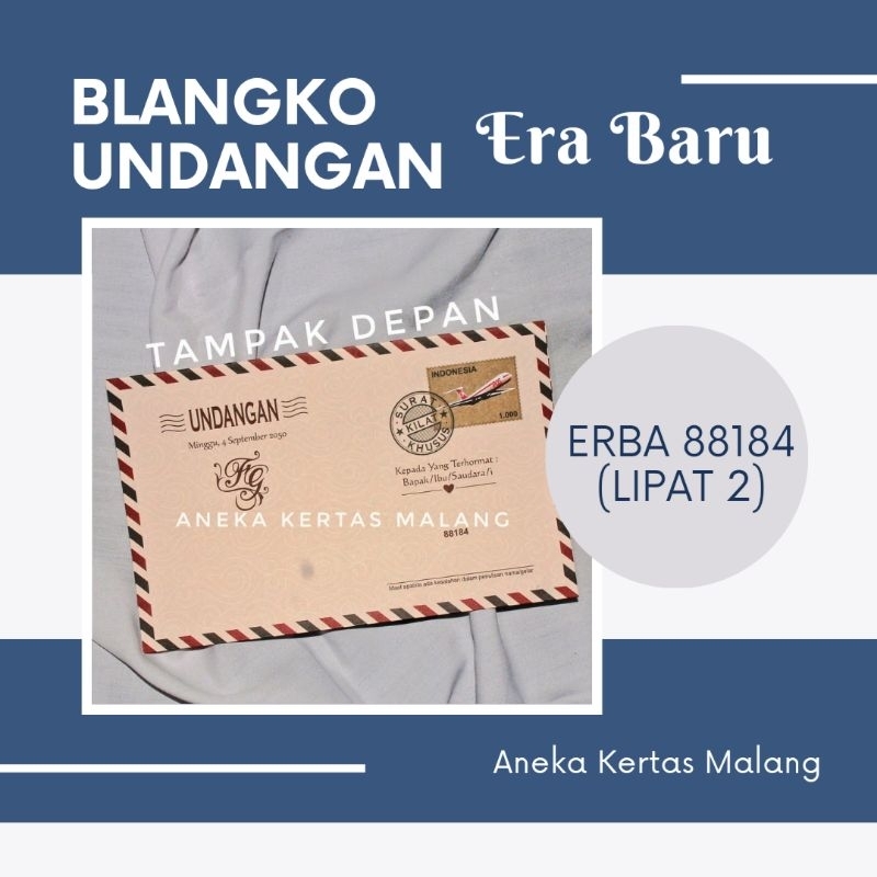 Blangko Undangan Erba 88184 (Cek Deskripsi)