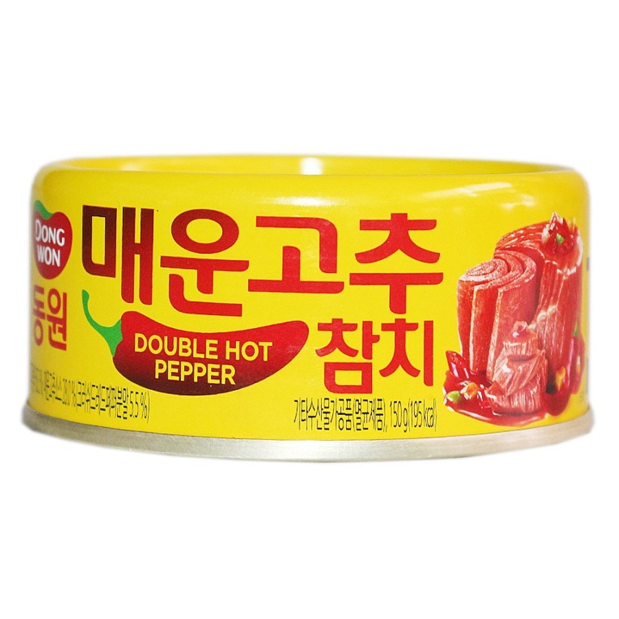 

DONGWON Camci Light Tuna Double Hot Pepper /(Tuna Dengan Saus Cabe Pedas)150gr