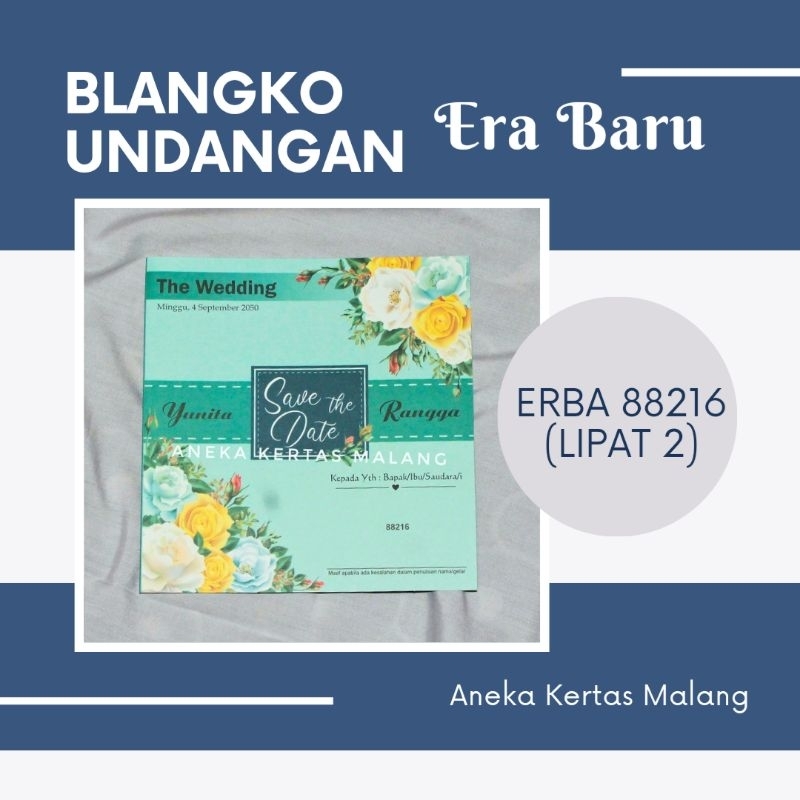 Blangko Undangan Erba 88216 (Cek Deskripsi)