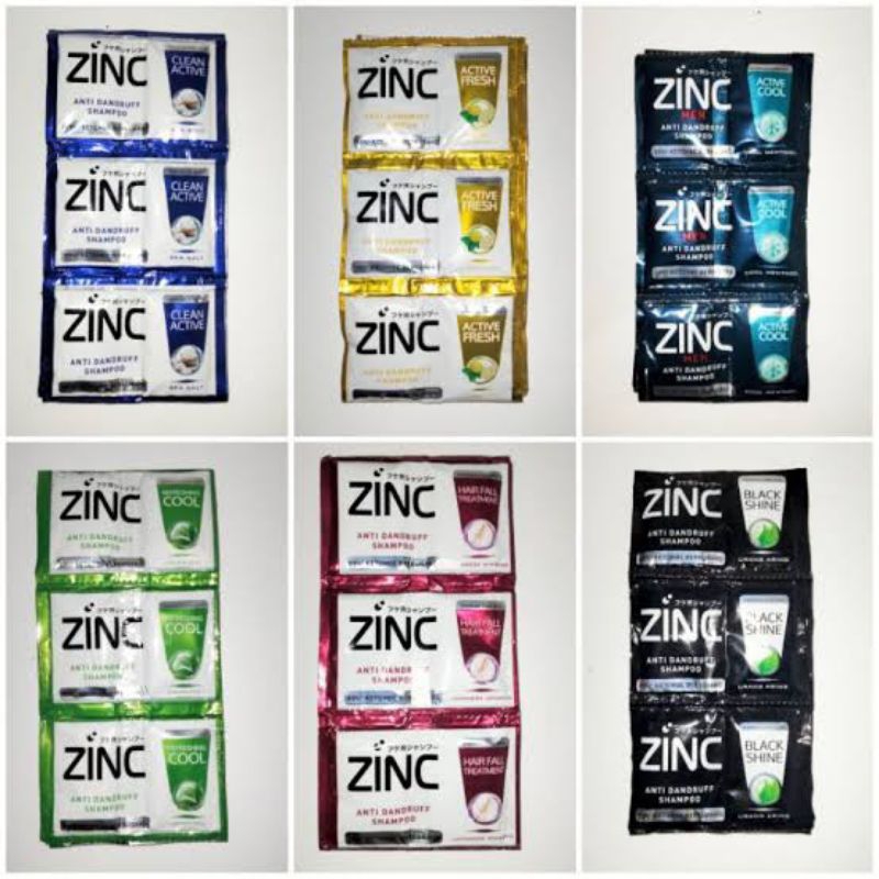 Shampoo zinc renteng 12pcs / Sampo zinc renteng murah