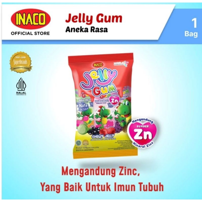 

inaco jelly gum 35 gram isi 5 pcs