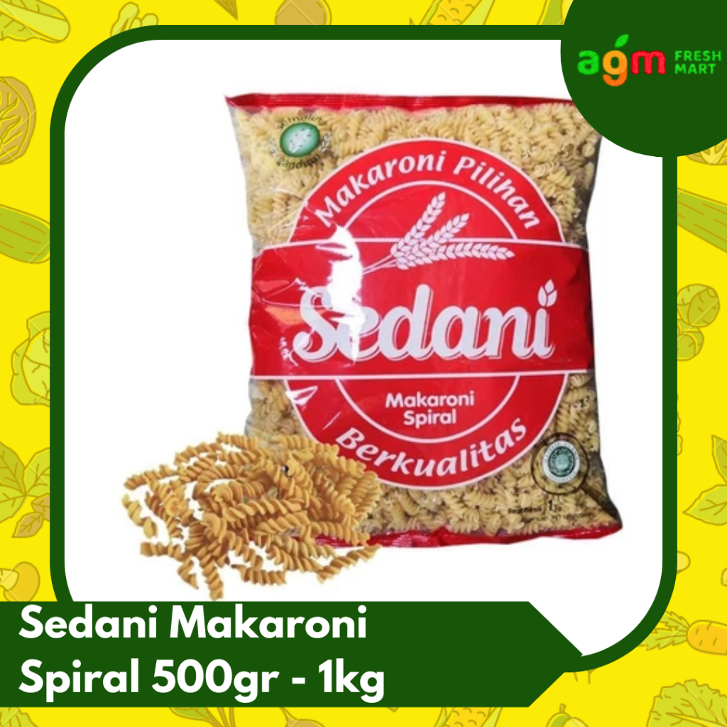 

Sedani Makaroni Macaroni Spiral 500gr dan 1kg