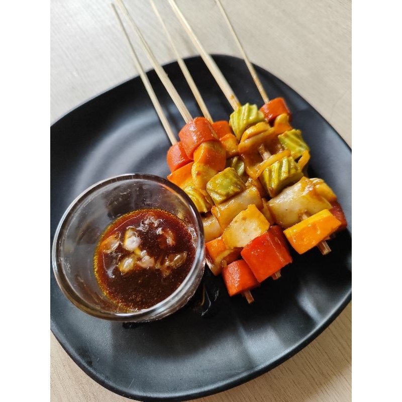

Sate Dumpling Instant + Saus Bakaran