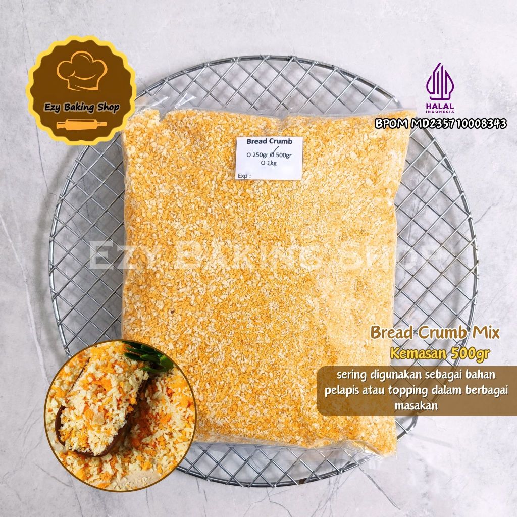 

Tepung Roti 500gr - Breadcrumb / Tepung Panir / Tepung Panko