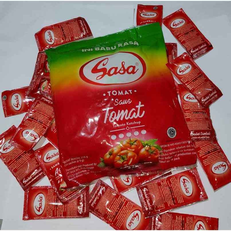 

Sasa Saos Tomat 8gr sachet/kemasan ekonomis