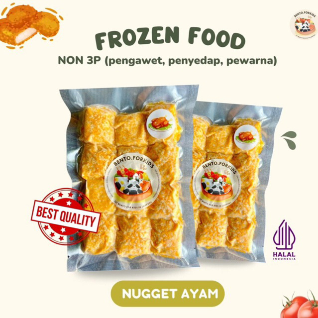 

Chicken Nugget Homemade NON 3P (Pengawet,Penyedap,Pewarna)