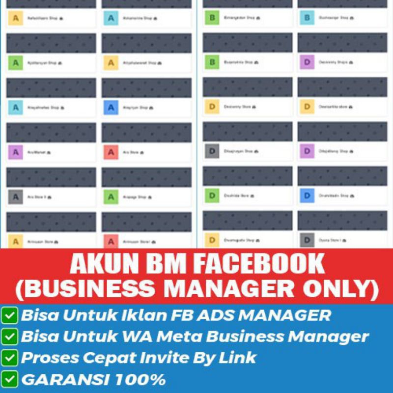 AKUN BM Facebook , WA PAGE