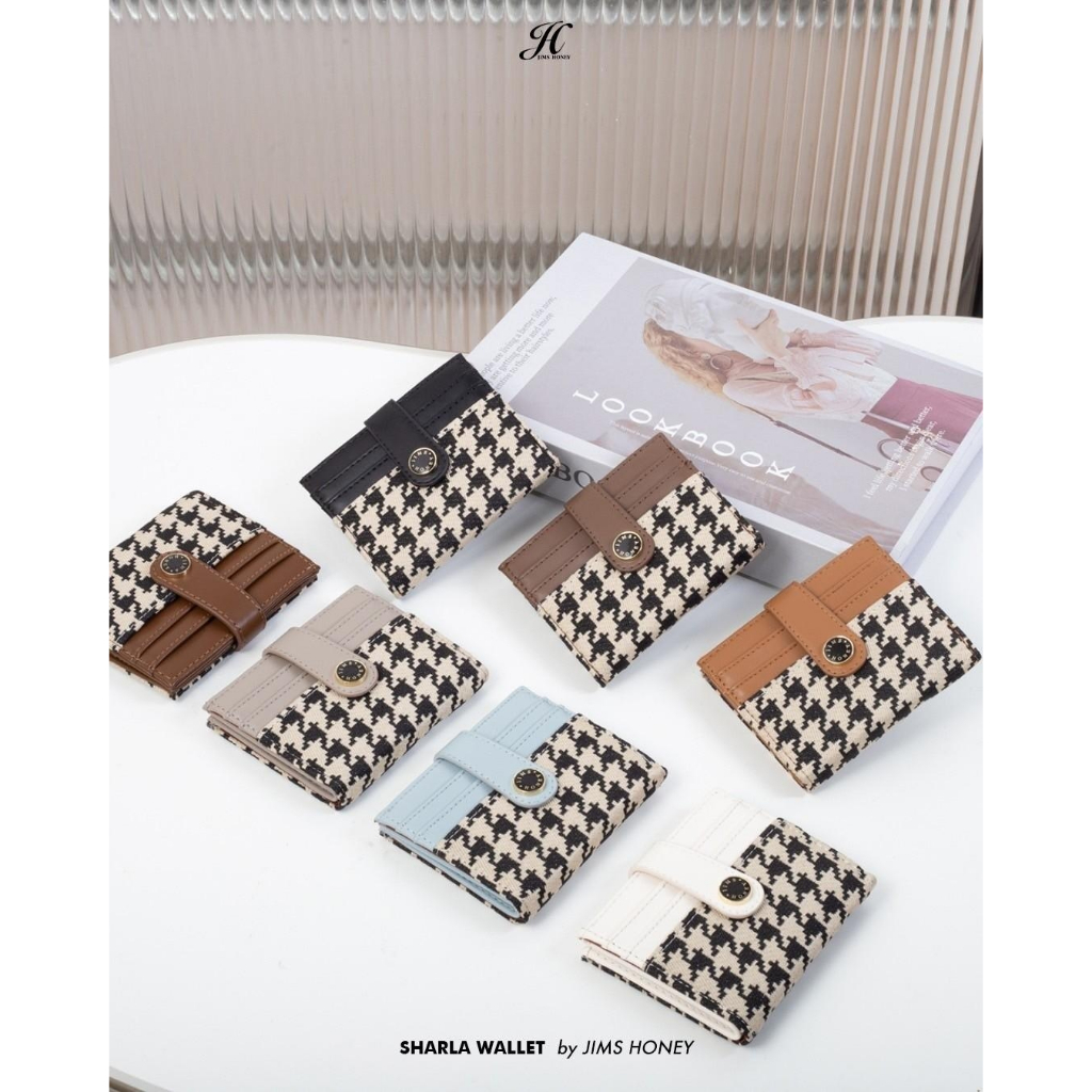 JIMS HONEY SHARLA WALLET Dompet Kecil Lipat Wanita Cewek Fashion Jimshoney Casual Terbaru