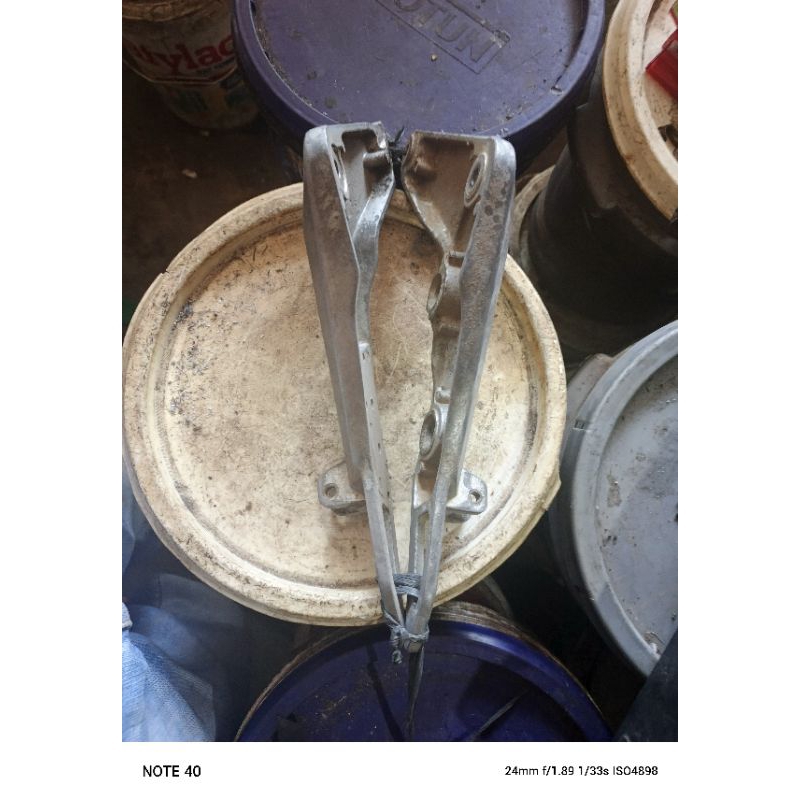 Footstep foot step rest aluminium pijakan belakang smash smas smes lama karbu kode 09G kanan kiri or