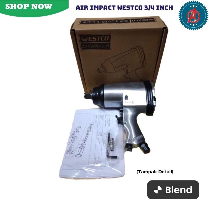 Air Impact Wrench 3/4 Inch Westco / Alat Buka Baut Angin Westco 3/4 Inch