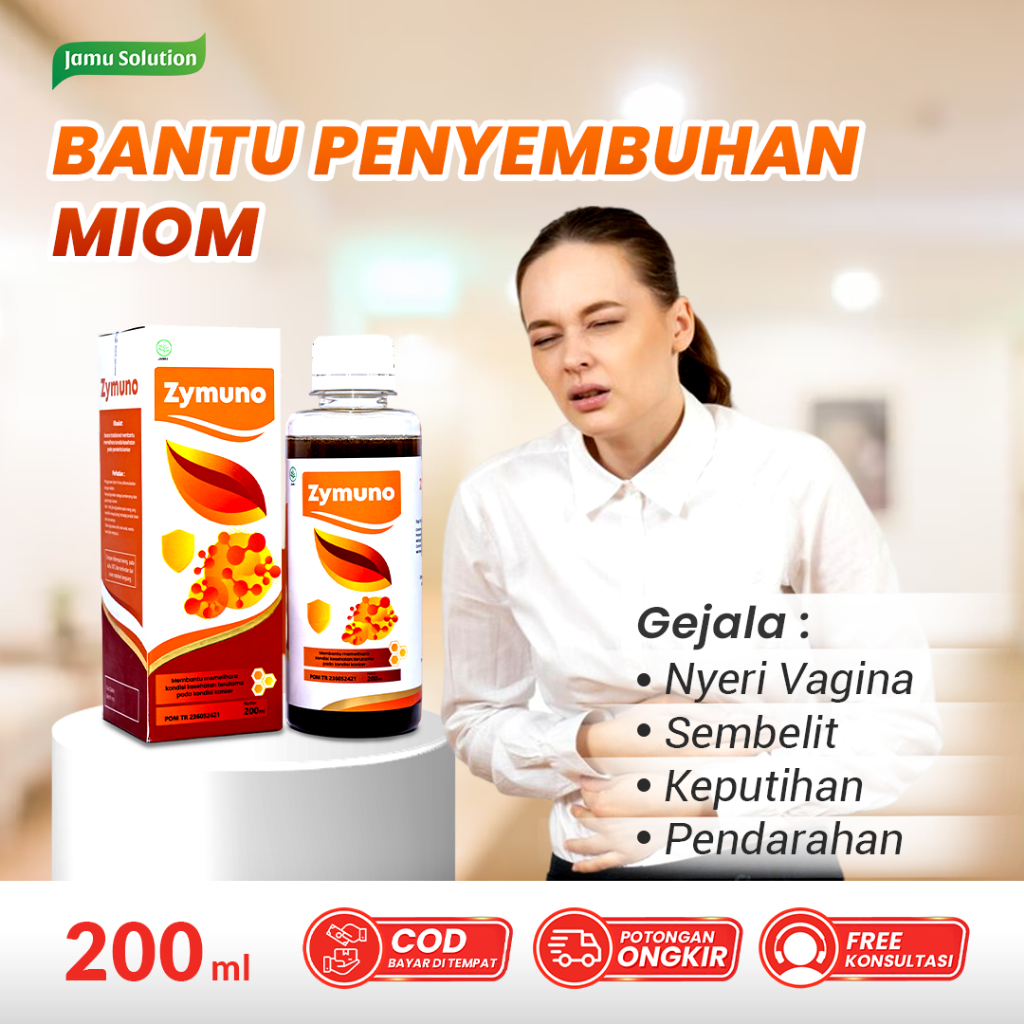 

ZYMUNO ORIGINAL 200ml Rahasia Jitu Atasi Miom Madu Herbal BPOM Halal