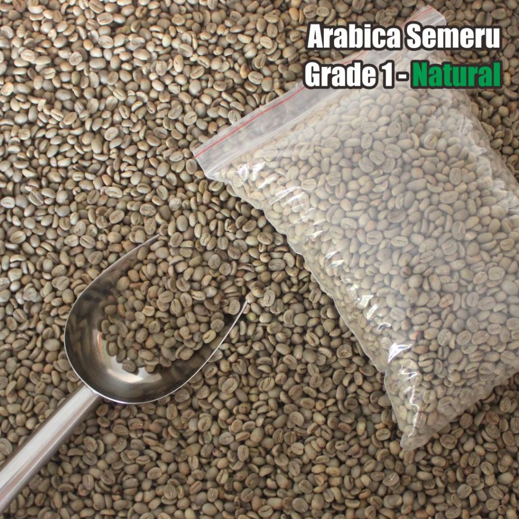 

Kopi Green Bean Arabica Semeru Natural - Grade 1