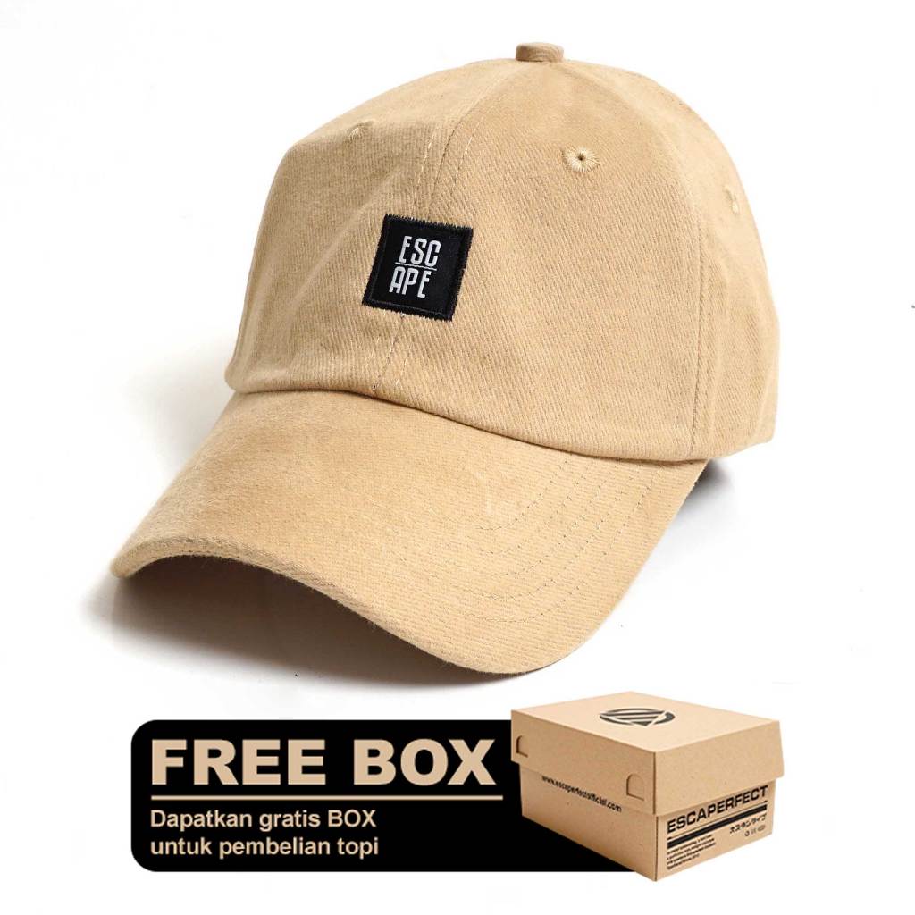 Escaperfect Polo Cap Simple Aozora - Cream Topi Pria