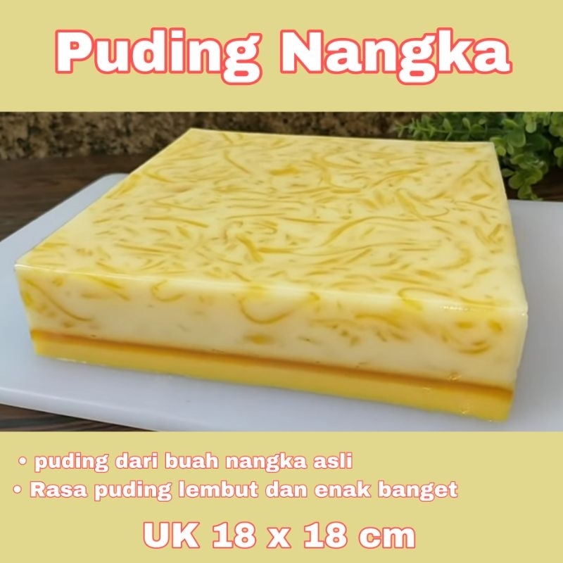 

Puding Nangka | Dengan Buah Nangka Asli | Lembut dan Enak