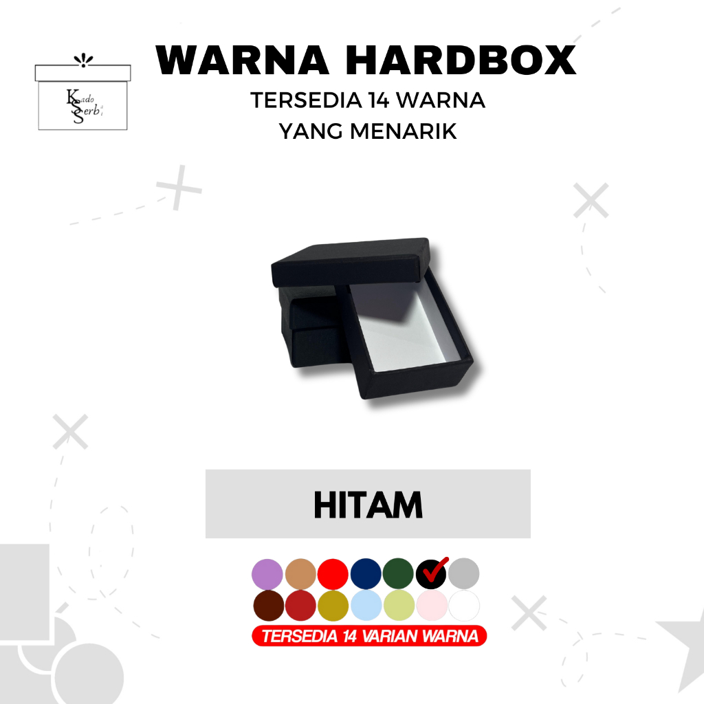 

Hardbox Uk 9 x 7 x5 cm Full Hitam I Kotak kado I Giftbos I Custom Box