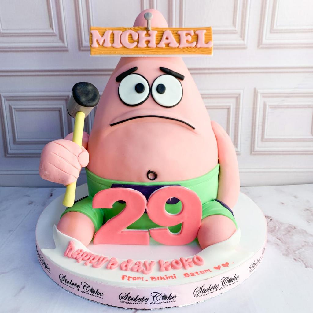 

Kue Ulang Tahun/Birthday Cake/Kue Ultah Tema Patrick/Kue Birthday Jakarta/Patrick Cake