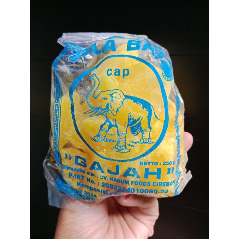 

Gula Batu Kuning Cap Gajah 250gr khas Cirebon