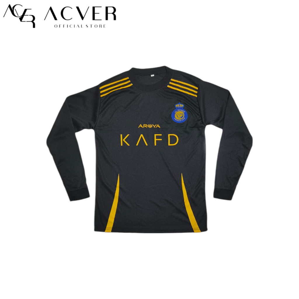 COD Baju Bola Lengan Panjang / Baju Bola Lengan Panjang Al-Nassr / Jersey Bola Lengan Panjang Termur