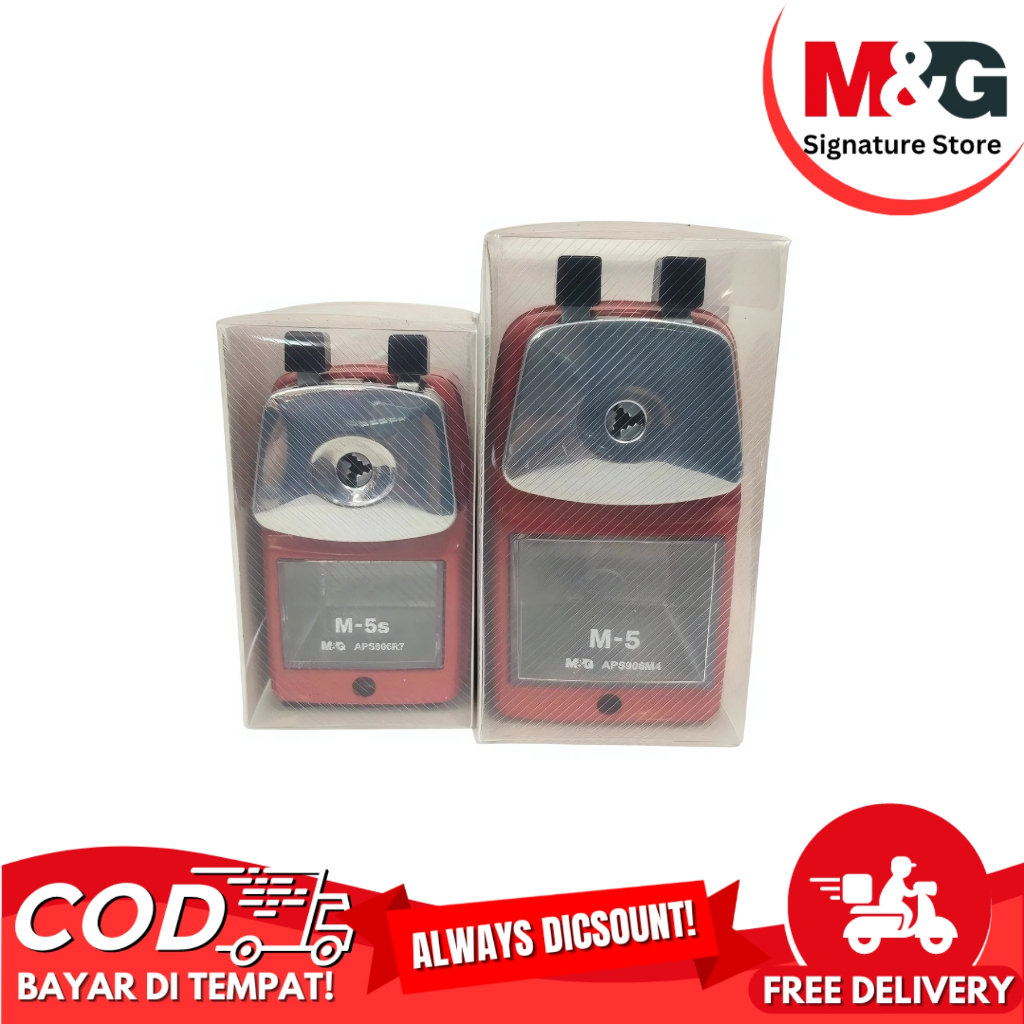 

Rautan Putar M&G Pencil Sharpener M&G / Rautan Meja 2 Ukuran #APS906R7 #APS906M4