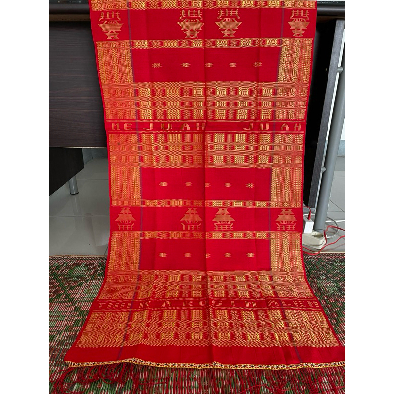 Uis Nipes Merah Sutra Pengantin