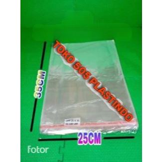 Plastik Opp Lem Polos Plastik Baju UKURAN 25x35 19x25 19x27 20x27 21x27 22x27 23x35 25x32 28x32 18x2