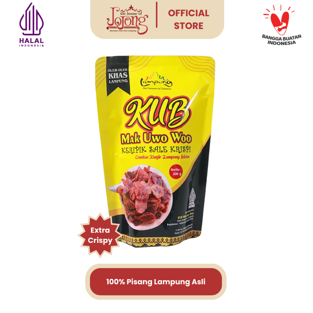 

Keripik Sale Pisang Krispi Ekstra Crispy Mak Uwo Woo - Khas Kunjir Lampung Selatan