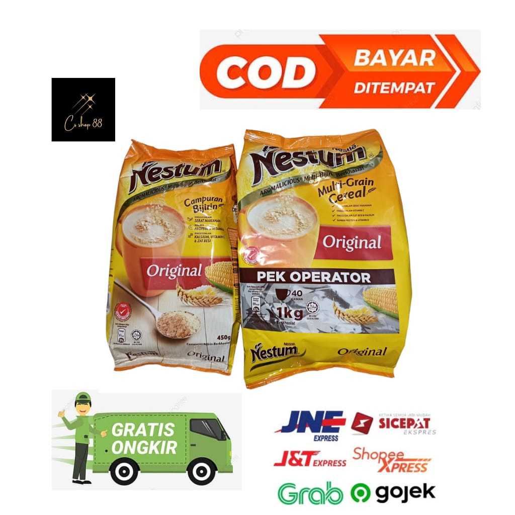 

Nestum Nestle Original 450 gram Malaysia Gandum Sereal Gandum Original Malaysia Nestum Nestle Original 1KG 500gr