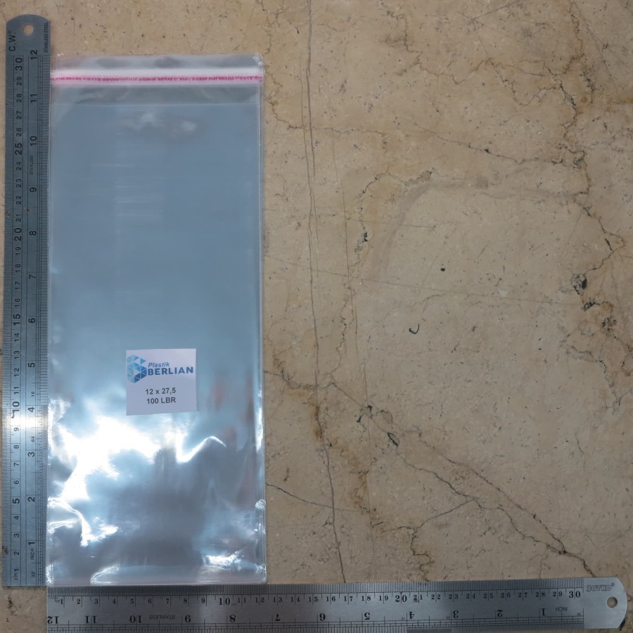 

14,5 X 30 CM PLASTIK OPP SEAL TEBAL 30 MIC (ASLI)/PLASTIK KEMASAN
