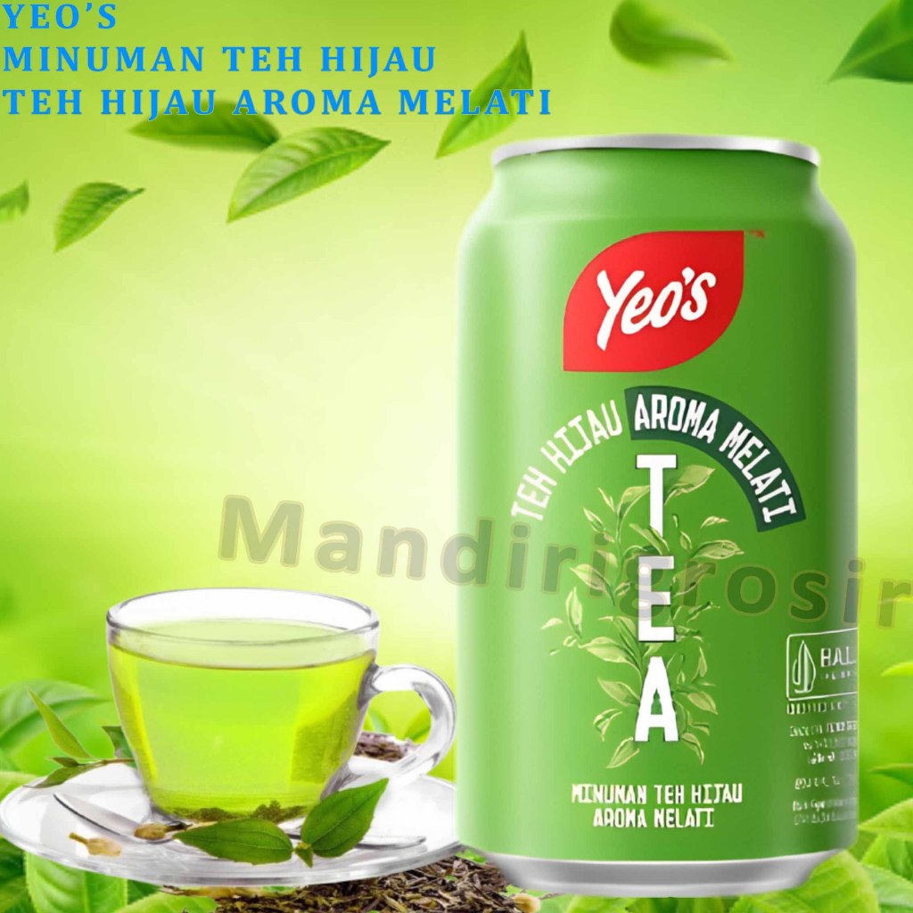 

Minuman Jasmine Green Tea * Yeo's * Minuman Teh Hijau Aroma Melati * 300ml