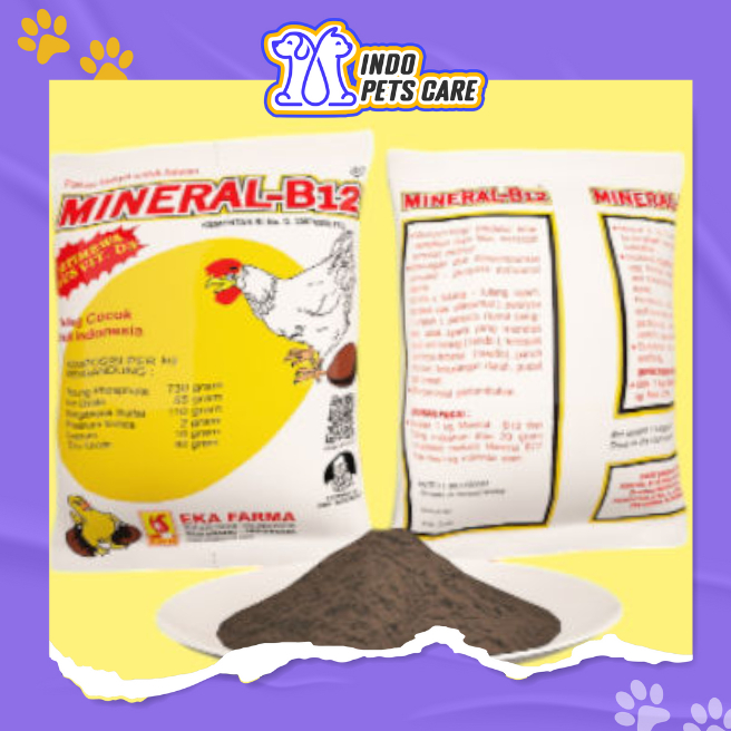 MINERAL B12 AYAM PETELUR 1KG EKA FARMA - Vitamin meningkatkan produksi kualitas telur pada ayam