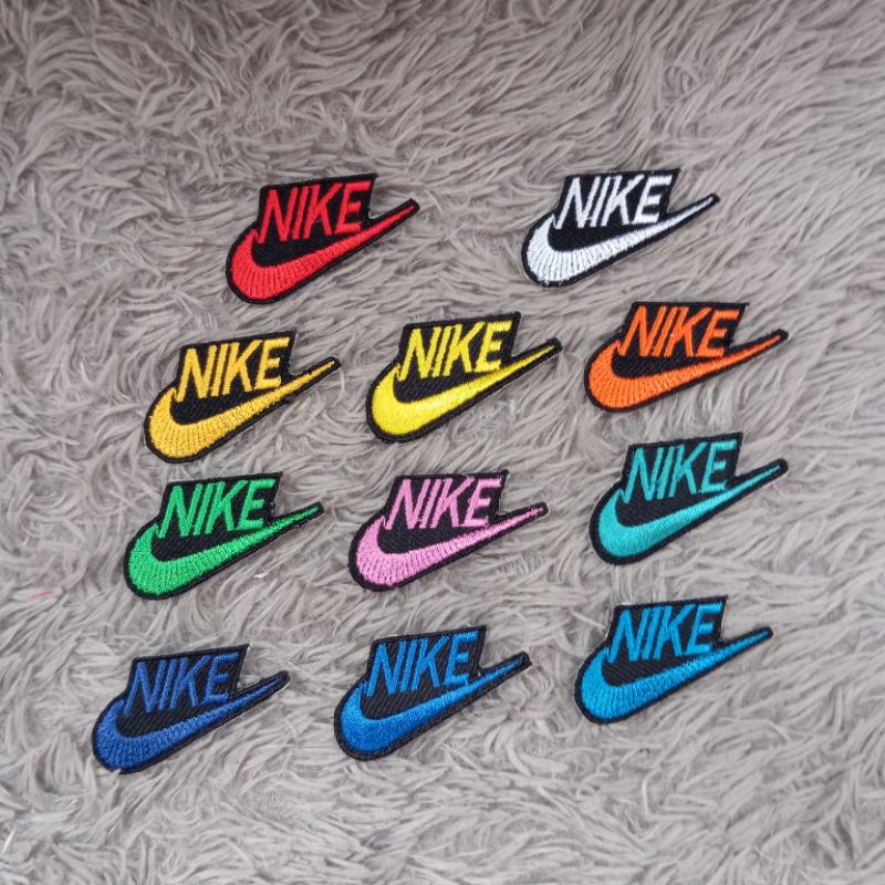 Patch Bordir Komputet,Logo Nik, patch bordir brand, logo brand