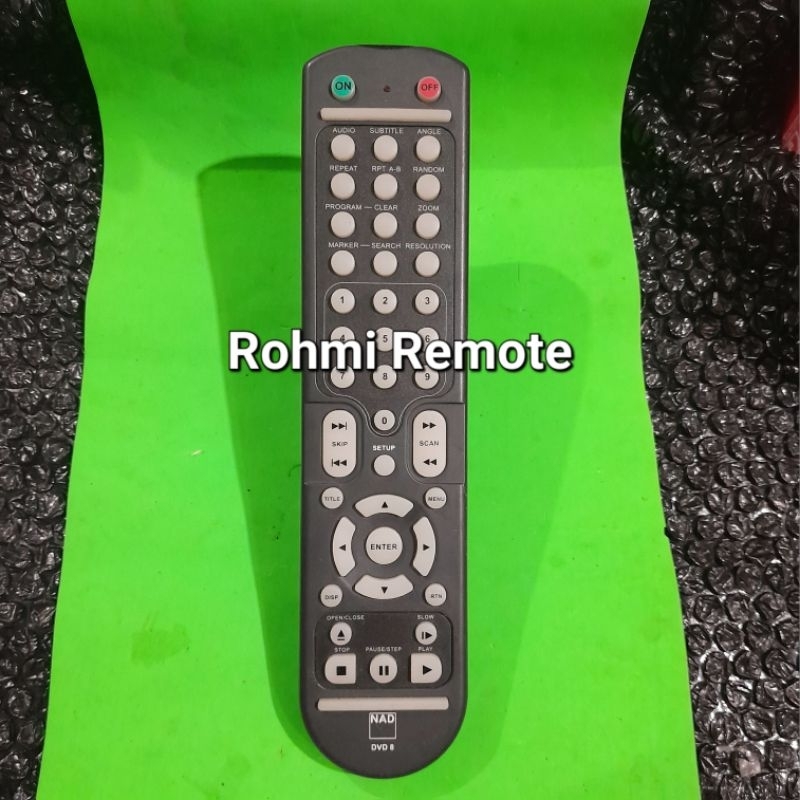 REMOTE REMOT DVD AUDIO PLAYER NAD DVD 8 ORIGINAL ASLI