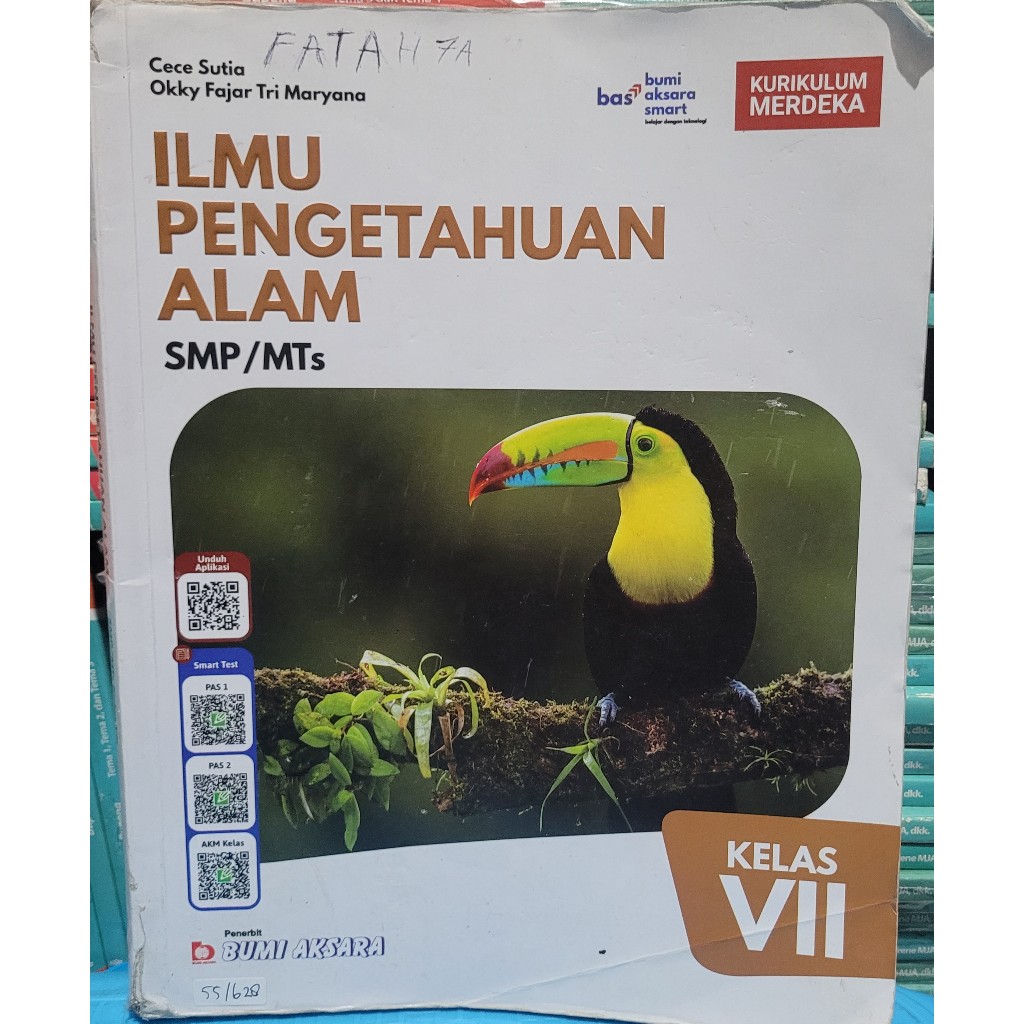 ILMU PENGETAHUAN ALAM KELAS 1 SMP KURIKULUM MERDEKA BUMI AKSARA
