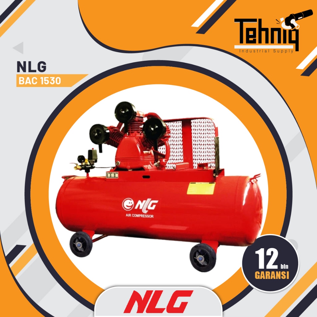 Nlg Bac 1530 Kompresor Angin Listrik Tanpa Motor Air Compressor Belt