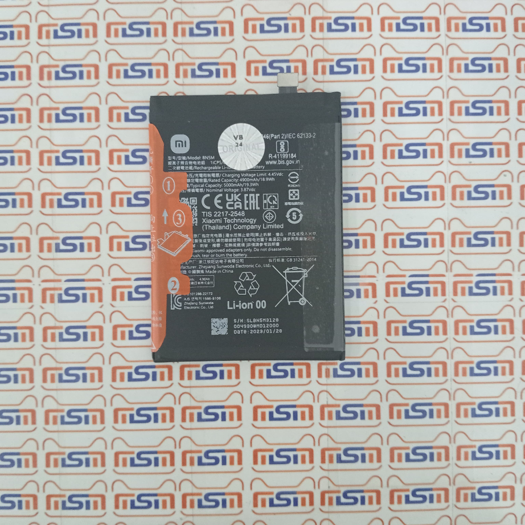 BATERAI REDMI NOTE 12 BN5M O