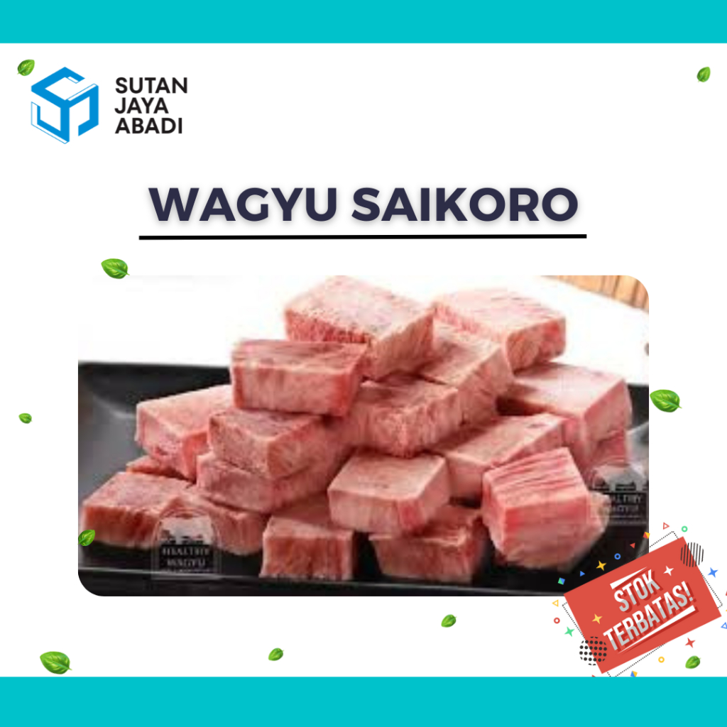 

Saikoro Meltique Beef Cube / Daging Sapi / Sukyaki / Grill / Saikoro Beef / Daging Wagyu / Saikoro Cube