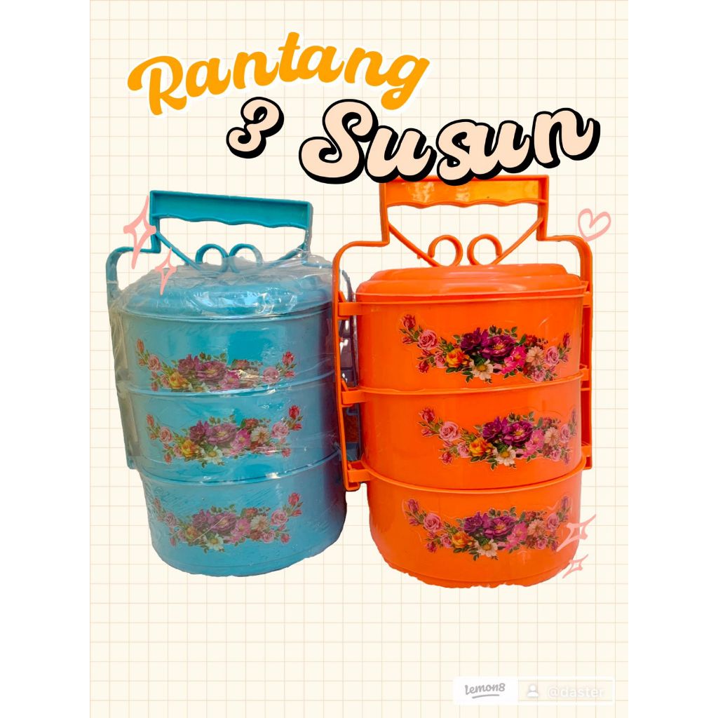 hot product rantang susun / rantang plastik / rantang susun / rantang makanan