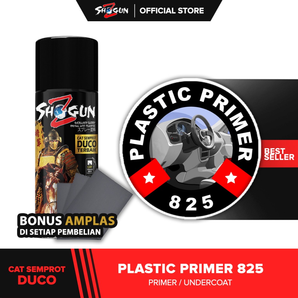 Cat Semprot Motor Shogun Z Paint PLASTIC PRIMER 825