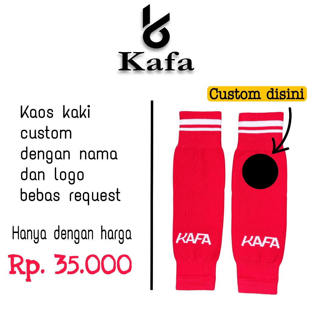Kaos Kaki Sambung Custom Olahraga Futsal Sepak Bola KAFA